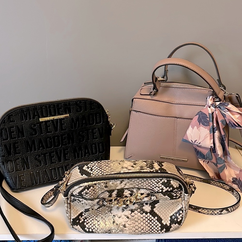 Steve Madden handbag bundle of three purses